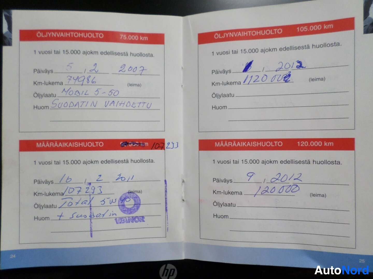 Harmaa Toyota Corolla 2003, asiakirja, kuva 12